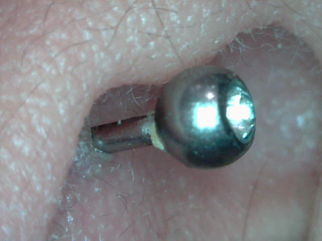 croutes sur bijou piercing