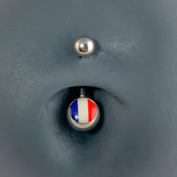 piercing nombril drapeaux france 1