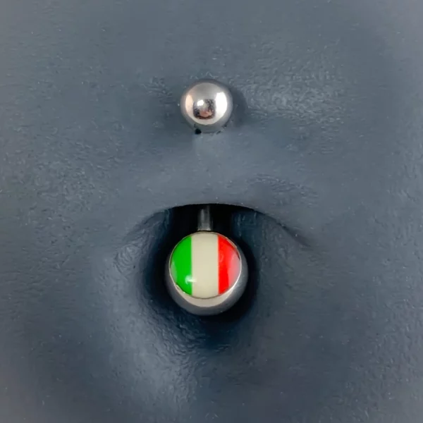 piercing nombril drapeaux italie 1