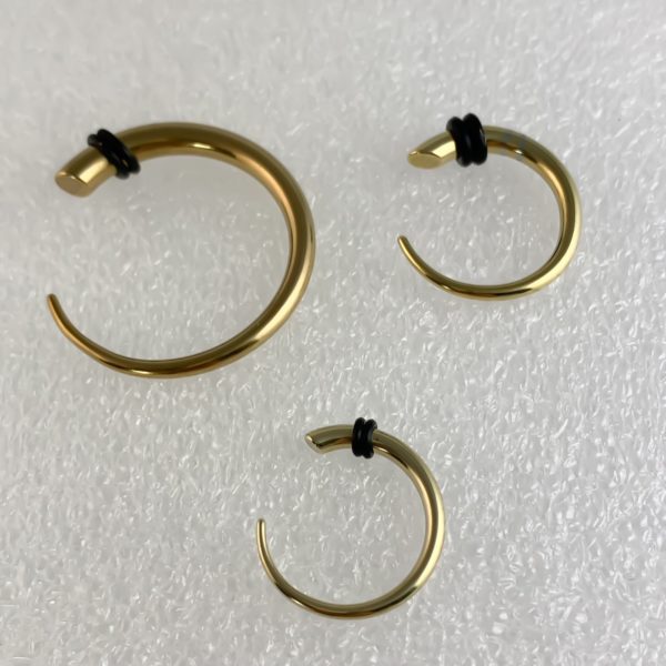 Piercing Lobe Ecarté GoldSteel – Image 2